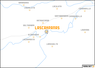 map of Las Campanas