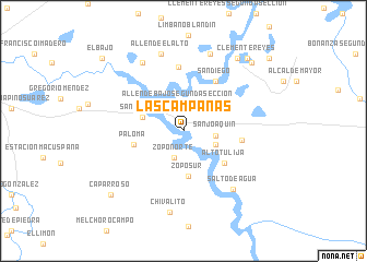 map of Las Campanas