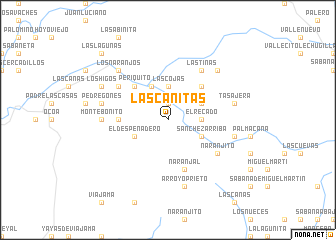 map of Las Cañitas