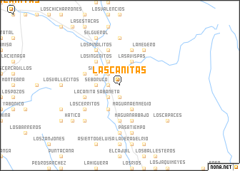 map of Las Cañitas