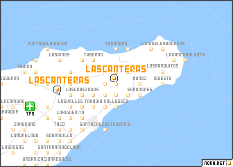 map of Las Canteras