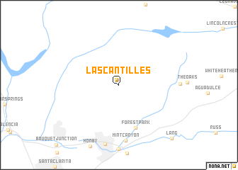 map of Las Cantilles