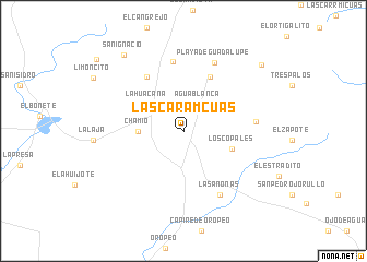 map of Las Caramcuas