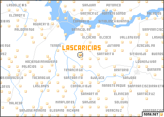 map of Las Caricias