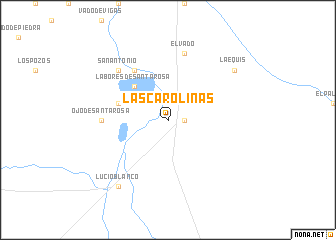 map of Las Carolinas