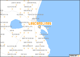 map of Las Carolinas