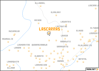 map of Las Carras