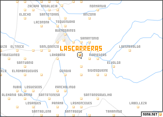 map of Las Carreras