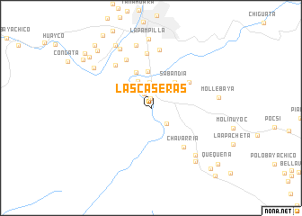 map of Las Caseras