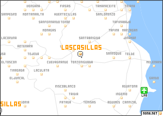 map of Las Casillas