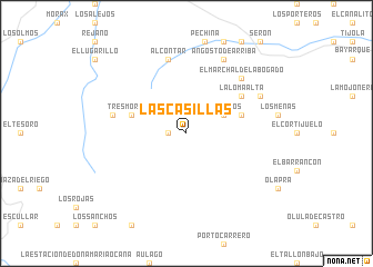 map of Las Casillas