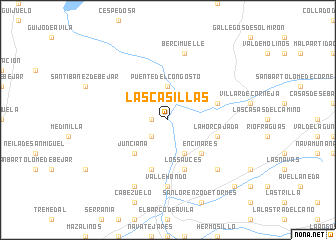 map of Las Casillas