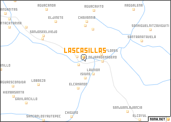 map of Las Casillas