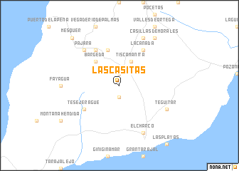 map of Las Casitas