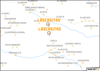 map of Las Casitas