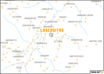 map of Las Casitas