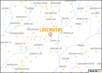 map of Las Casitas