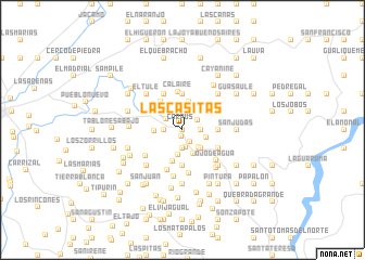 map of Las Casitas