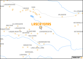 map of Las Cayeras