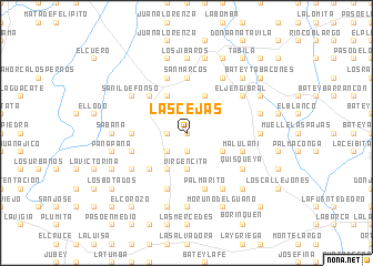 map of Las Cejas