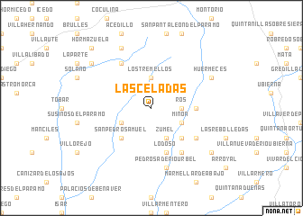 map of Las Celadas