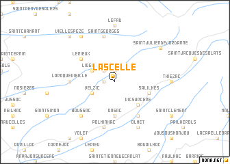 map of Lascelle