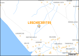 map of Las Chacaritas