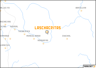 map of Las Chacritas