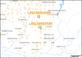 map of Las Chapernas