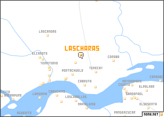 map of Las Charas