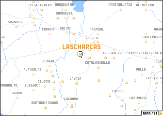 map of Las Charcas