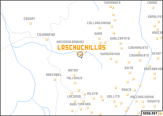 map of Las Chuchillas