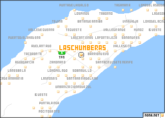 map of Las Chumberas