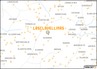 map of Las Clavellinas