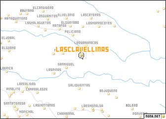 map of Las Clavellinas