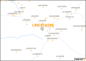 map of Las Cocuizas