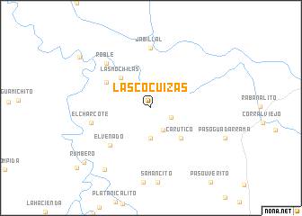 map of Las Cocuizas