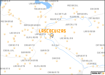 map of Las Cocuizas