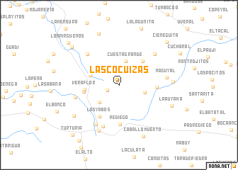 map of Las Cocuizas