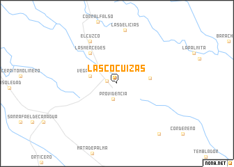 map of Las Cocuizas