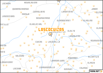 map of Las Cocuizas