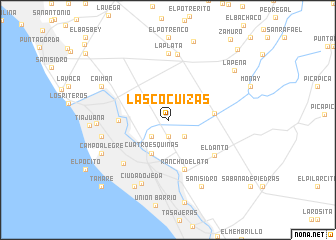 map of Las Cocuizas