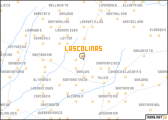 map of Las Colinas