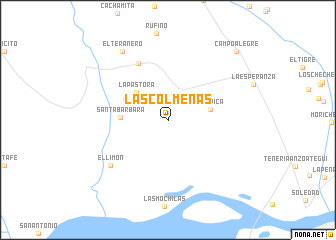 map of Las Colmenas