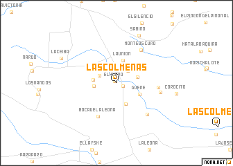 map of Las Colmenas