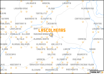 map of Las Colmenas