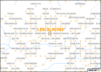 map of Las Colmenas