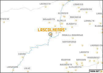 map of Las Colmenas