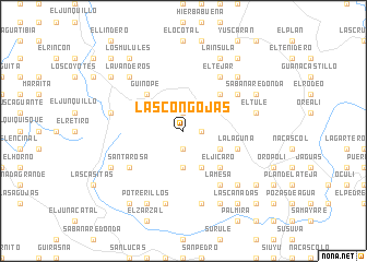 map of Las Congojas