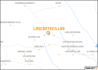 map of Las Cortecillas